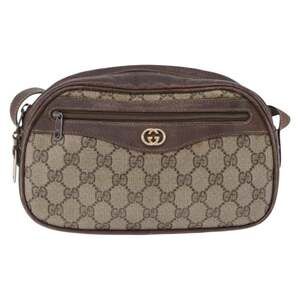 Gucci GG Supreme Shoulder Bag 001 Beige